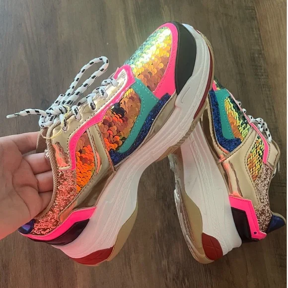 Multicolor Fashion Nova Sneakers - Picture 5 of 7